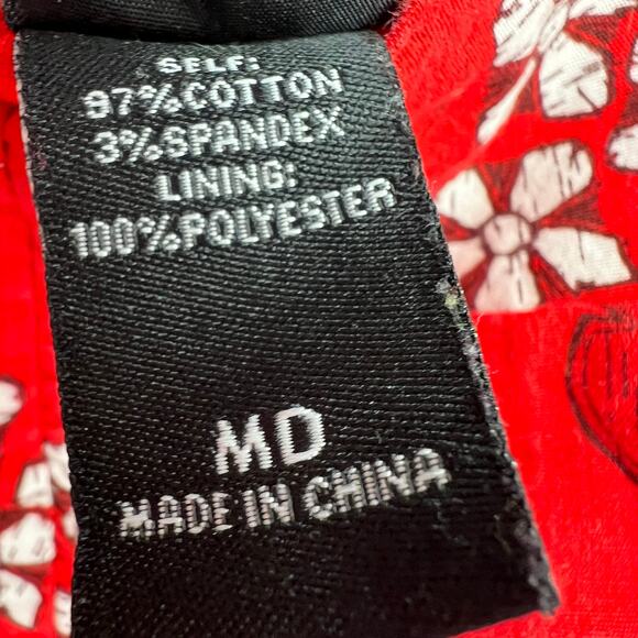 Disney Lilo & Stitch Retro Cut-Out Dress red printed fit and flare size medium - Picture 9 of 10